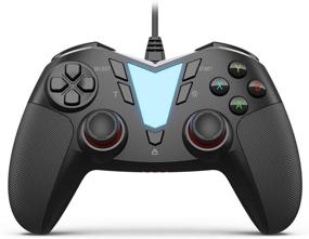 img 4 attached to IFYOO ONE Pro Wired USB Gaming Gamepad Joystick - PC Steam Game Controller for Windows 10/8/7/XP, Android, and PS3 - [Black]