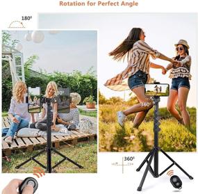 img 2 attached to Tripod Professional Selfie Bluetooth Extendable