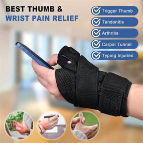 img 2 attached to Splint Support Brace Thumb Tendonitis Stabilizer