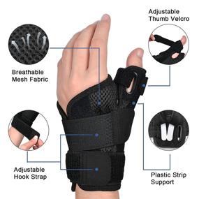 img 3 attached to Splint Support Brace Thumb Tendonitis Stabilizer