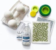 🌍 the mightyfix ecofriendly starter bundle kit: compostable sponges, silicone food savers, wool dryer balls, and natural refillable all-purpose cleaner - zero waste gift (12-piece set) logo