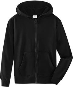 img 4 attached to 👦 Boys' Clothing: Stylish Zipper Hoodies for Spring Gege Sweatshirts