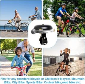 img 3 attached to Enhanced Brass Bike Bell with Clear Noticeable Tone - Must-have Bicycle Accessory for Mountain, City & Sports Bikes