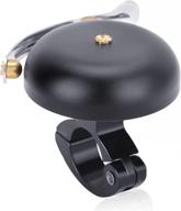 enhanced brass bike bell with clear noticeable tone - must-have bicycle accessory for mountain, city & sports bikes logo