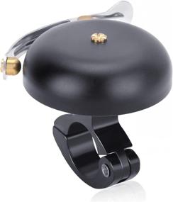 img 4 attached to Enhanced Brass Bike Bell with Clear Noticeable Tone - Must-have Bicycle Accessory for Mountain, City & Sports Bikes