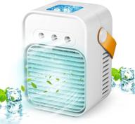 🍃 portable cordless personal air cooler with evaporative technology, 3 speeds & 7 colors – ideal for room, bedroom, office, dorm, and camping logo