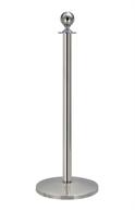 queueway - qway312-3p - queueway classic 312 sphere post polished stainless (set of 2) логотип