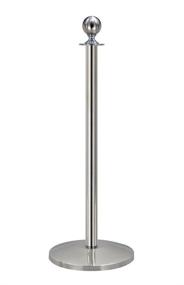 img 1 attached to QueueWay - QWAY312-3P - Queueway Classic 312 Sphere Post Polished Stainless (Set Of 2)