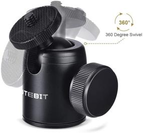 img 3 attached to 📷 UTEBIT 360° Вращающаяся маленькая шаровая головка - Набор из 2 штук для штатива шаровой головки для цифровых зеркальных фотоаппаратов, HTC Vive, штативов, одноногих штативов, видеокамеры, светового держателя: быстроснимок для вспышки, максимальная нагрузка 11 фунтов (5 кг).