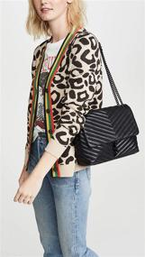 img 2 attached to 👜 Rebecca Minkoff Edie Flap Shoulder Bag for Women