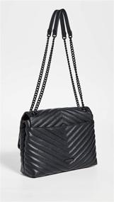 img 1 attached to 👜 Rebecca Minkoff Edie Flap Shoulder Bag for Women