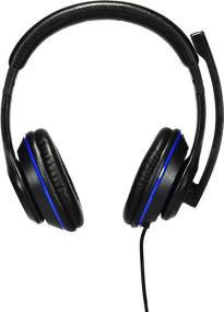 img 2 attached to 🎧 Audio Council PWN Gaming Headset: Superior Stereo Over-Ear Gamer Headphones with Adjustable Mic, Volume Control - Compatible with PS4, Xbox, PC, Tablets, Smartphones (Black/Blue)