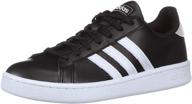 👟 adidas women's grand court black shoes: sleek and stylish athletic footwear for women logo