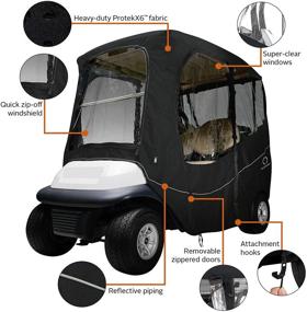 img 2 attached to 🏌️ Enhance Your Golfing Experience with Classic Accessories Fairway Golf Cart Deluxe Enclosure