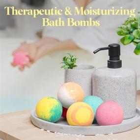 img 1 attached to 🛀 Pure Essential Oils Bath Bomb Gift Set - Marvelous Essentials, 24 Aromatherapy BathBombs for Fizzy Spa and Relaxing Bubble Baths, Ideal Women & Kids Gift Idea