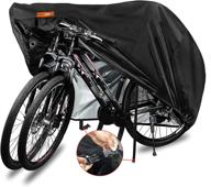 🚲 indeed buy waterproof bike cover for 2 or 3 bikes | outdoor bicycle storage cover | heavy duty rain sun uv wind proof | mountain road electric bike | xl xxl 420d logo