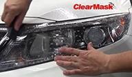 🔵 clearmask 3m 8 mil headlight protection film kit - self patterning liner included (2) 15x30 inch bulk sheets logo