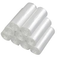 🗑️ vababa 1.2 gallon clear small trash bags - 225 count garbage bags for neat waste disposal logo