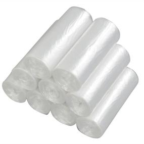 img 4 attached to 🗑️ Vababa 1.2 Gallon Clear Small Trash Bags - 225 Count Garbage Bags for Neat Waste Disposal