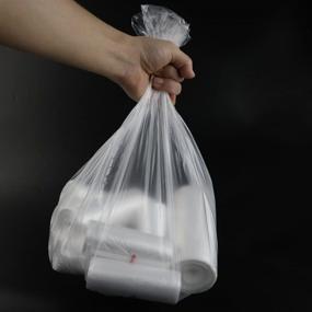 img 2 attached to 🗑️ Vababa 1.2 Gallon Clear Small Trash Bags - 225 Count Garbage Bags for Neat Waste Disposal