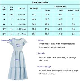 img 2 attached to 🌸 Charming Vintage Flower Dresses for Girls - Exquisite Girls' Clothing