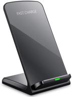 🔌 keyiyou wireless charge: powerwave stand for apple iphone13/12pro/11 & samsung galaxy/note. qi-certified, 10w fast charging compatible with s21/s20/s10+ logo