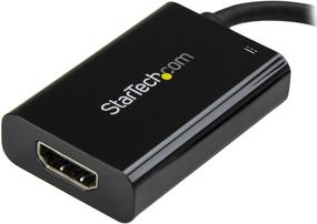 img 3 attached to StarTech.com Адаптер USB C к HDMI 2.0 с передачей питания - 4K 60 Гц USB Type-C к HDMI Конвертер видео дисплея - Совместим с Thunderbolt 3 - Черный (CDP2HDUCP)