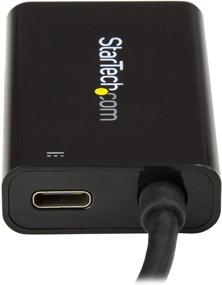 img 1 attached to StarTech.com Адаптер USB C к HDMI 2.0 с передачей питания - 4K 60 Гц USB Type-C к HDMI Конвертер видео дисплея - Совместим с Thunderbolt 3 - Черный (CDP2HDUCP)