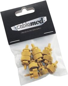 img 1 attached to 🔩 CableMod CM ATS C632 10: Premium Anodized Aluminum Thumbscrews for Effortless Cable Management