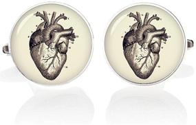 img 3 attached to Kooer Vintage Cufflinks Personalized Anatomical Men's Accessories
