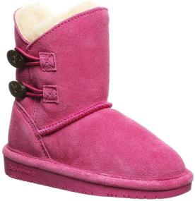 img 4 attached to 🐻 Прелестные детские сапоги ROSALINE Brown от BEARPAW: модная и удобная обувь для мальчиков.