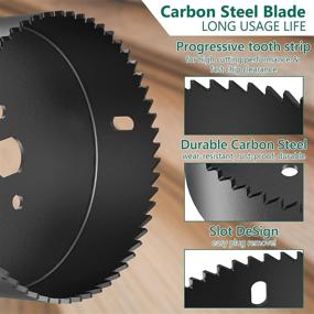 img 2 attached to 🔧 Enhance Your Woodworking Projects with HYCHIKA 19 152mm Blades Mandrels Installation Kit