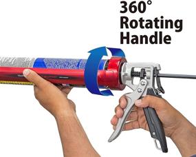 img 1 attached to 🔫 Tajima CNV J900SP: High Capacity 13.5 Inch Caulking Gun with 1 Quart Container