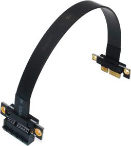 img 3 attached to 🔌 20CM PCIe Riser Cable Extension - High-Quality 36PIN x1 PCI Express Adapter Cable