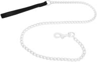 🐶 premium platinum pets 2mm coated chain dog leash: durable and stylish for optimal control and safety логотип