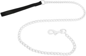 img 1 attached to 🐶 Premium Platinum Pets 2mm Coated Chain Dog Leash: Durable and Stylish for Optimal Control and Safety