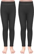 todddor winter velvet leggings – girls' stretch clothing logo