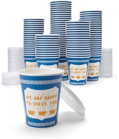 img 2 attached to Authentic New York Coffee Experience: SOLO's 100 Paper Cups with Lids