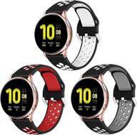 jobese compatible with galaxy watch 4 band 40mm 44mm/galaxy watch 4 classic band 46mm 42mm/galaxy watch 3 41mm wearable technology logo