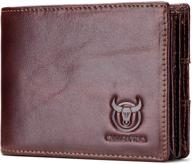 🔒 bifold leather wallet with enhanced rfid blocking логотип
