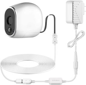 img 4 attached to 🔌 Адаптер Frienda с кабелем питания длиной 20 футов/6 м - совместимый с Arlo (замена для CR123A), погодозащитный наружный источник питания для непрерывной работы камер Arlo - не совместим с моделями Arlo Pro и Arlo 2 (1 штука)