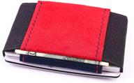 enhanced minimalist wallet holder for men's accessories with aura transforming technology logo