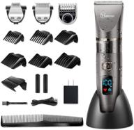 🔌 hatteker mens 3 in 1 cordless beard trimmer & hair clipper kit - waterproof grooming tool for men logo