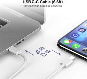 img 1 attached to Powerful 61W USB C Charger for MacBook, iPad ⚡ Pro, and More - Fast Charging with Thunderbolt 3 Support