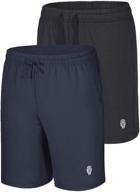 👕 piqidig boys' athletic shorts with active pocket - stylish and practical boys' clothing logo