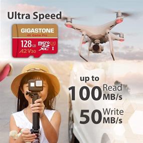 img 2 attached to 📸 Gigastone 128GB Micro SD Карта 2-шт: A2 V30 Ultra HD для высокоскоростных игр 4K UHD, с адаптером - 5-летняя гарантия.