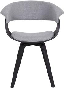 img 2 attached to Stylish & Comfortable: Armen Living Summer Dining Chair in Grey – Perfect for All Seasons