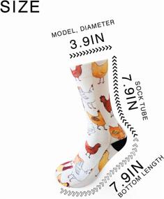 img 3 attached to ULQUIEOR Performance Cotton Cushion Novelty Athletic Sport Crew Socks for Women