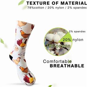 img 2 attached to ULQUIEOR Performance Cotton Cushion Novelty Athletic Sport Crew Socks for Women