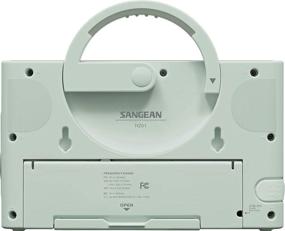img 1 attached to 🚿 Sangean H201: Waterproof Shower Radio - Portable AM/FM/Weather Alert Digital Tuning in Turquoise